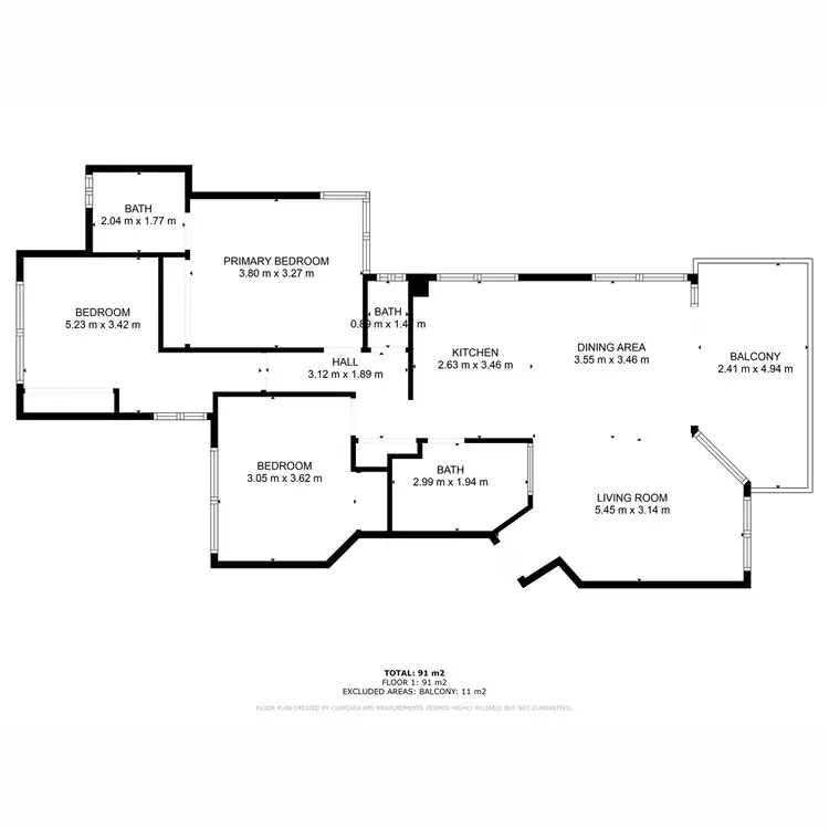 Floorplan of Homely apartment listing, 148/17 Buccaneer Drive, Urangan QLD 4655