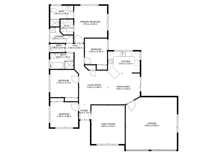 Floorplan of Homely house listing, 36 Clive Crescent, Kepnock QLD 4670