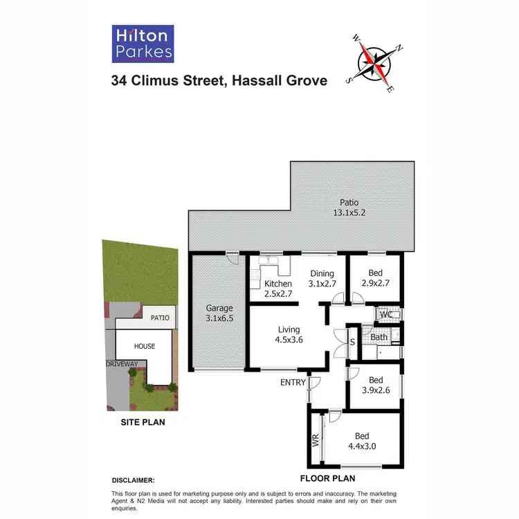 Floorplan of Homely house listing, 34 Climus Street, Hassall Grove NSW 2761