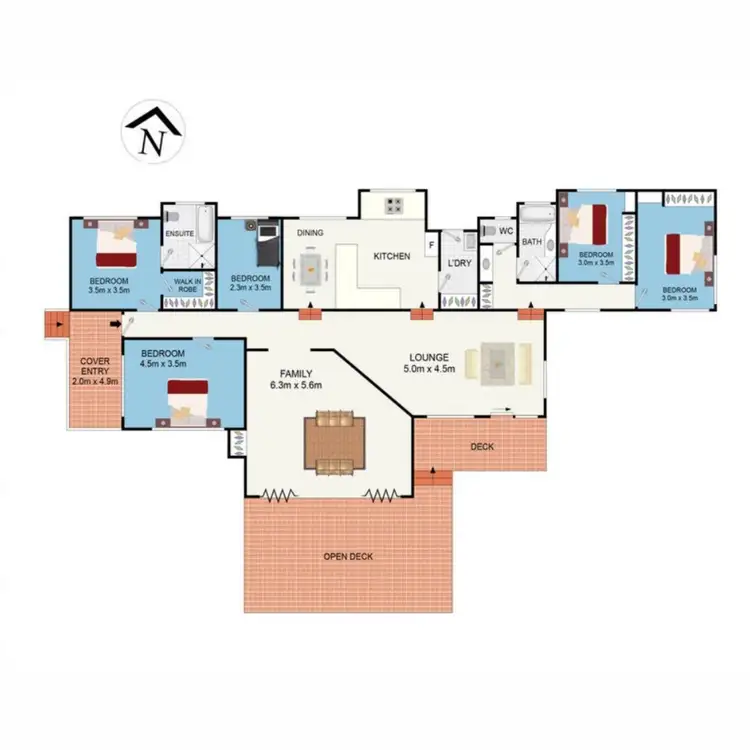 Floorplan of Homely house listing, Address available on request