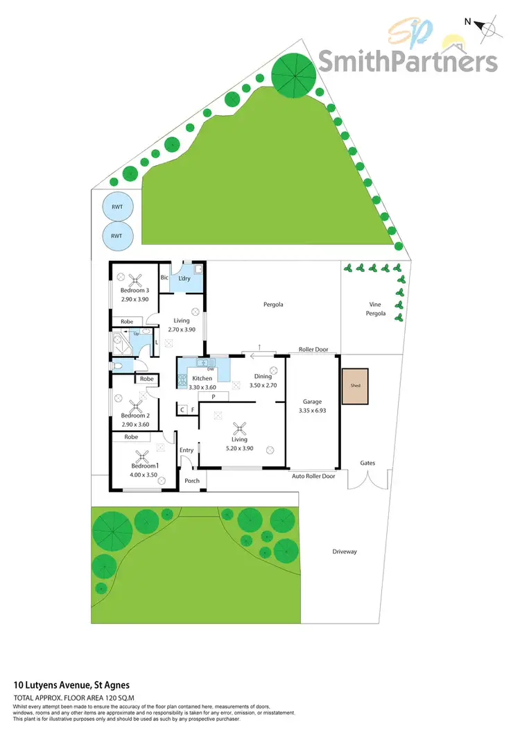 Floorplan of Homely house listing, 10 Lutyens Avenue, St Agnes SA 5097