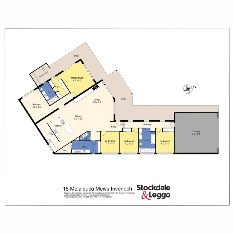Floorplan of Homely house listing, 15 Melaleuca Mews, Inverloch VIC 3996