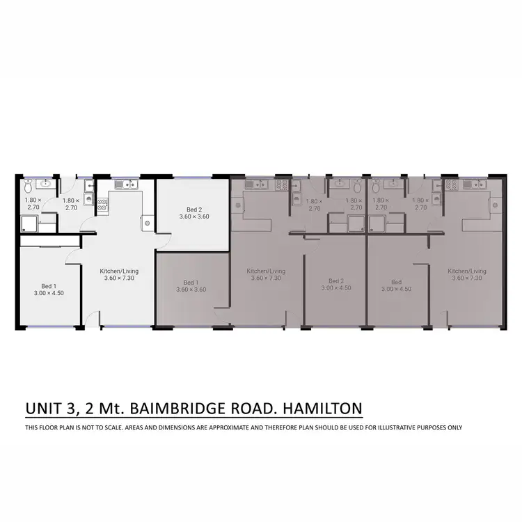 Floorplan of Homely unit listing, 3/2 Mount Baimbridge Road, Hamilton VIC 3300