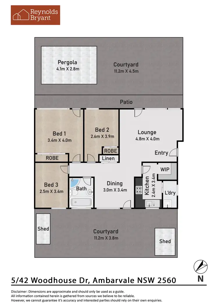 Floorplan of Homely villa listing, 5/42 Woodhouse Drive, Ambarvale NSW 2560