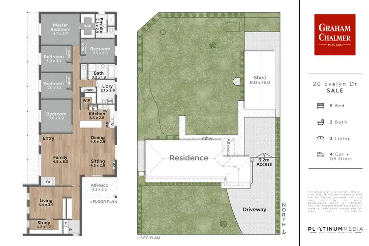 Floorplan of Homely house listing, 20 Evelyn Drive, Sale VIC 3850