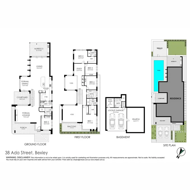 Floorplan of Homely house listing, 38 Ada Street, Bexley NSW 2207