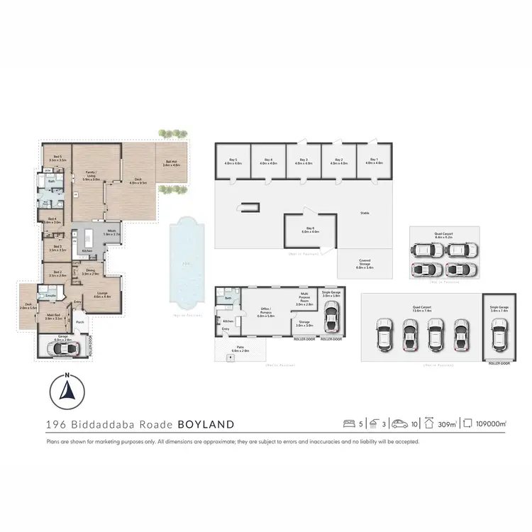 Floorplan of Homely rural property listing, 196 Biddaddaba Road, Boyland QLD 4275