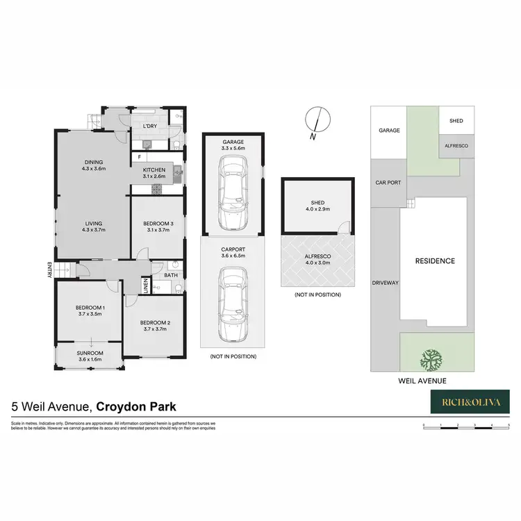 Floorplan of Homely house listing, 5 Weil Avenue, Croydon Park NSW 2133