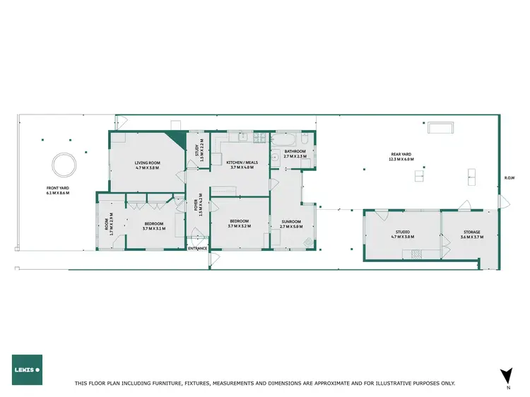 Floorplan of Homely house listing, 61 Queen Street, Coburg VIC 3058