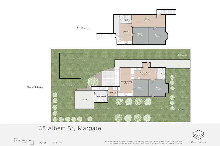 Floorplan of Homely block of units listing, 36 Albert Street, Margate QLD 4019