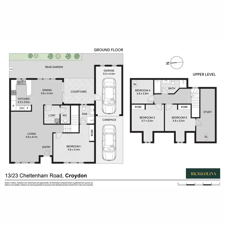 Floorplan of Homely townhouse listing, 13/23 Cheltenham Road, Croydon NSW 2132