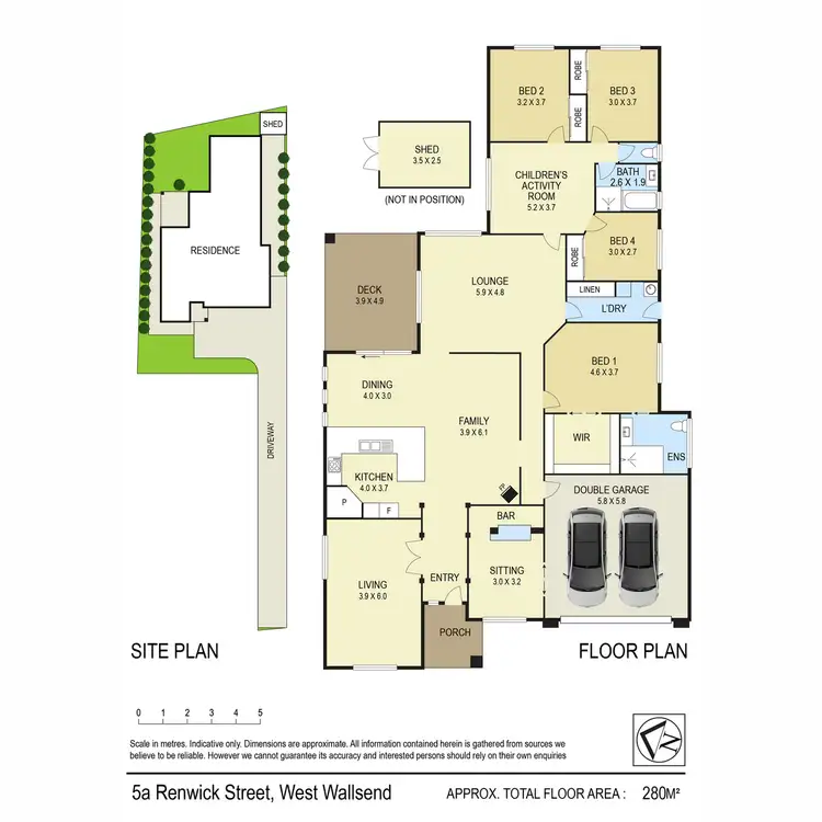 Floorplan of Homely house listing, 5a Renwick Street, West Wallsend NSW 2286