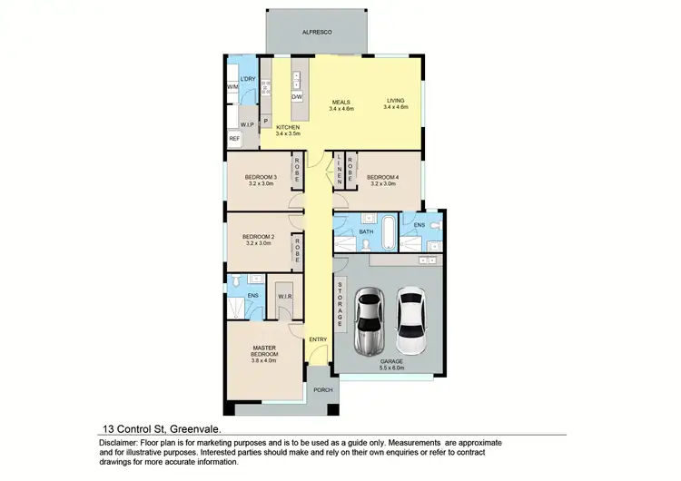 Floorplan of Homely house listing, 13 Control Street, Greenvale VIC 3059
