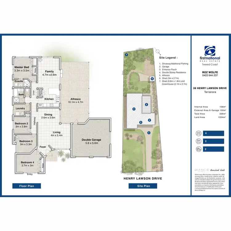 Floorplan of Homely house listing, 39 Henry Lawson Drive, Terranora NSW 2486