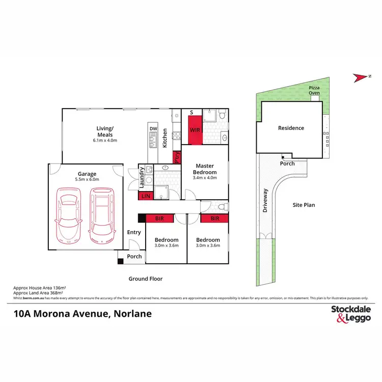 Floorplan of Homely house listing, 10A Morona Avenue, Norlane VIC 3214