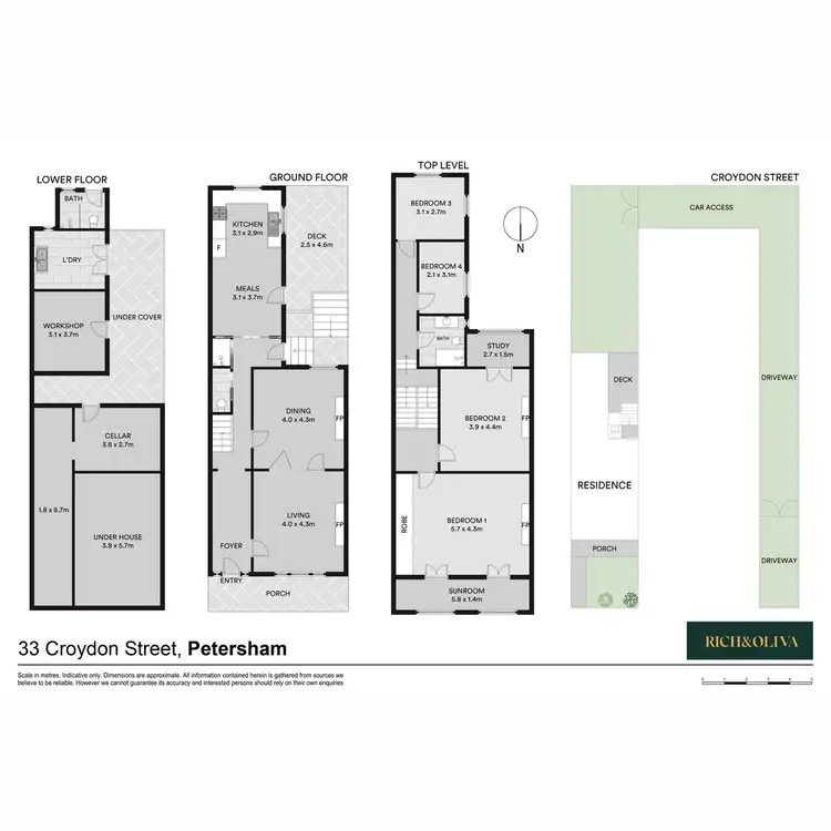 Floorplan of Homely house listing, 33 Croydon Street, Petersham NSW 2049
