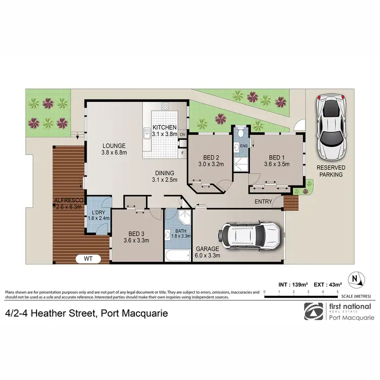 Floorplan of Homely villa listing, 4/2-4 Heather Street, Port Macquarie NSW 2444