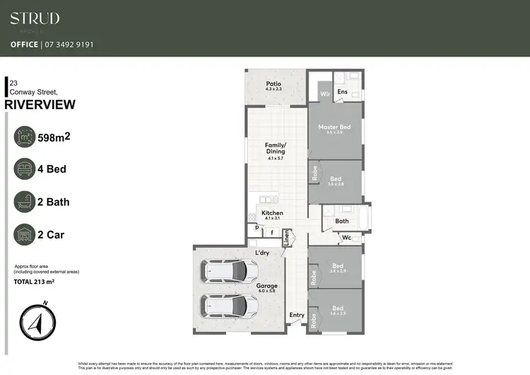Floorplan of Homely house listing, 23 Conway Street, Riverview QLD 4303