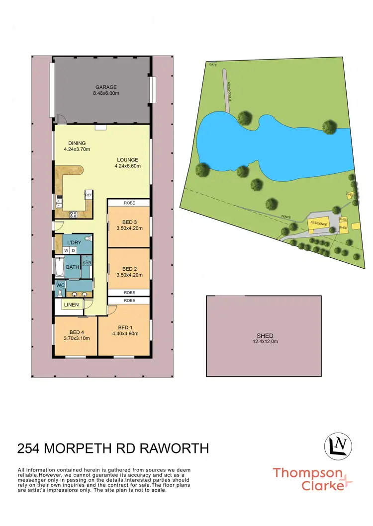 Floorplan of Homely house listing, 254 Morpeth Road, Raworth NSW 2321