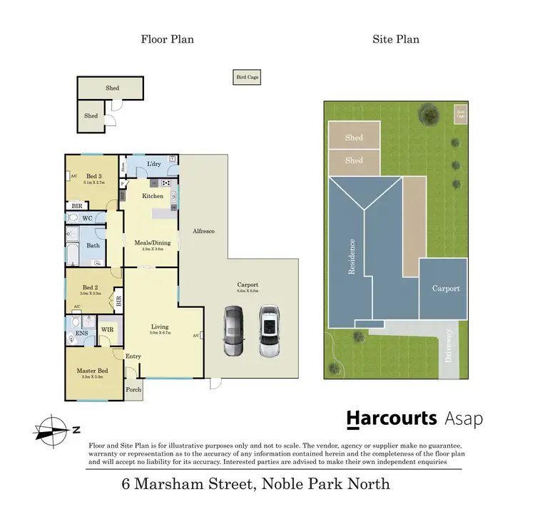Floorplan of Homely house listing, 6 Marsham Street, Noble Park North VIC 3174