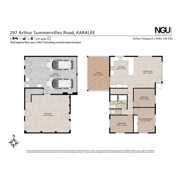 Floorplan of Homely house listing, 297 ARTHUR SUMMERVILLES Road, Karalee QLD 4306