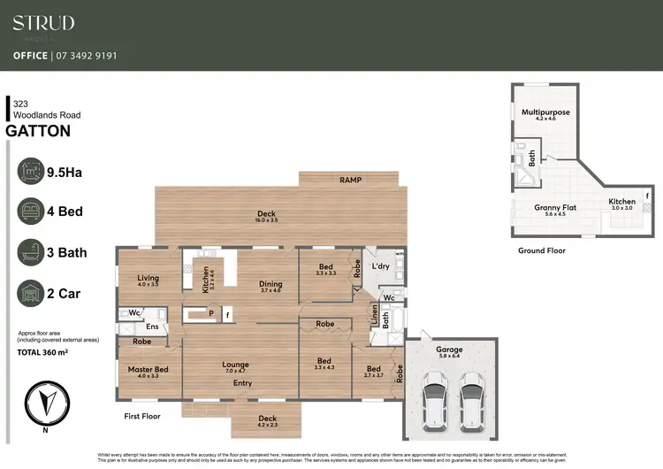 Floorplan of Homely rural property listing, 323 Woodlands Road, Gatton QLD 4343