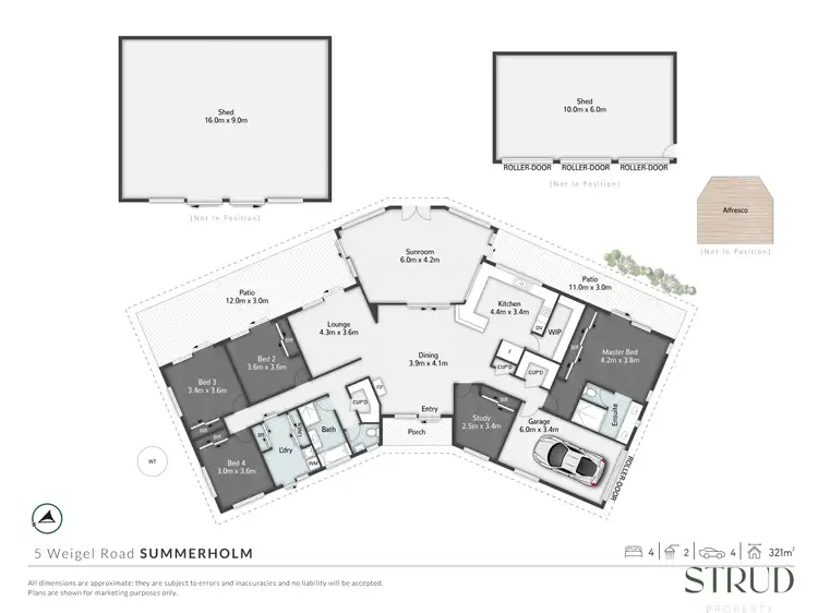 Floorplan of Homely rural property listing, 5 Weigel Road, Summerholm QLD 4341