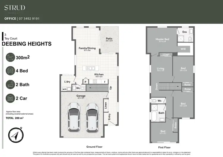 Floorplan of Homely house listing, 3 Tey Court, Deebing Heights QLD 4306