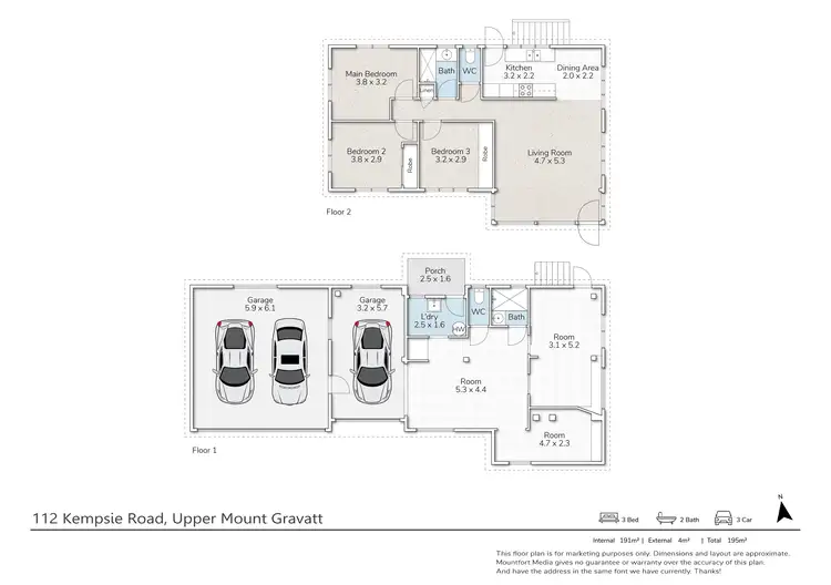 Floorplan of Homely house listing, 112 Kempsie Road, Upper Mount Gravatt QLD 4122