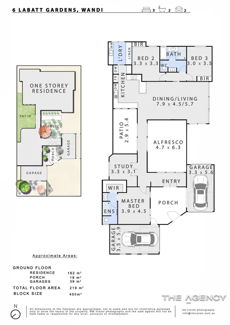 Floorplan of Homely house listing, 6 Labatt Gardens, Wandi WA 6167