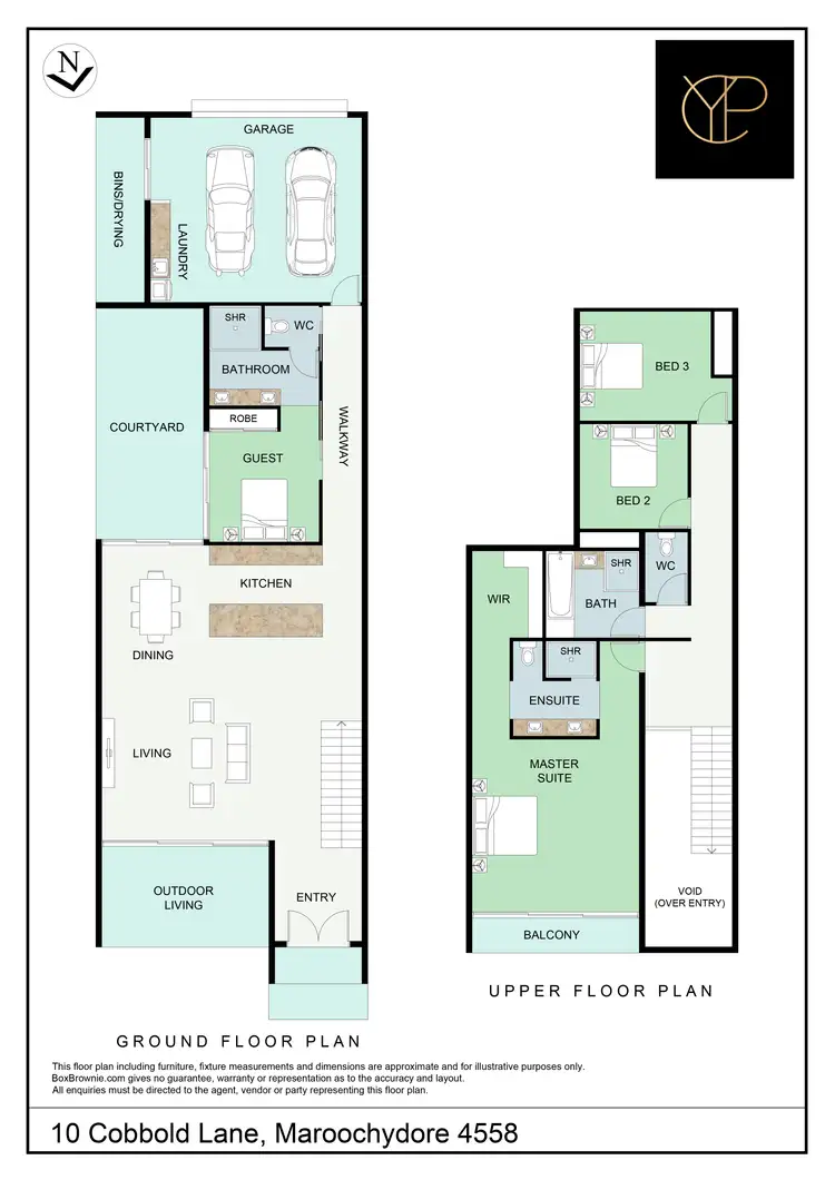 Floorplan of Homely house listing, 10 Cobbold Lane, Maroochydore QLD 4558