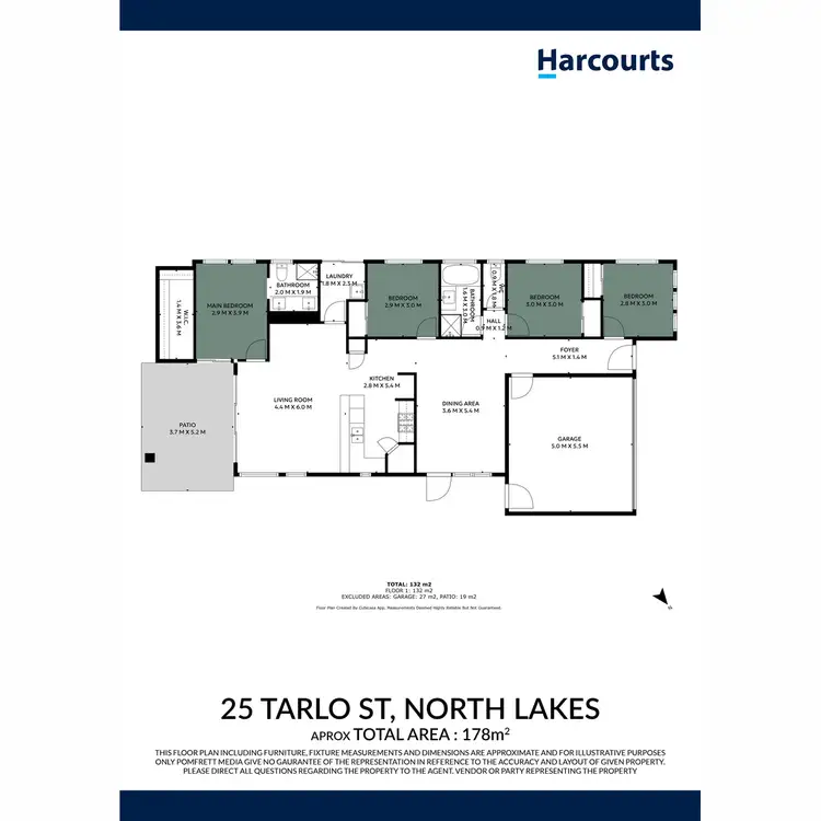 Floorplan of Homely house listing, 25 Tarlo Street, North Lakes QLD 4509