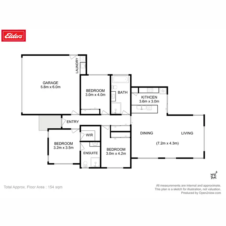 Floorplan of Homely unit listing, 6/35 O'Connor Drive, Kingston TAS 7050