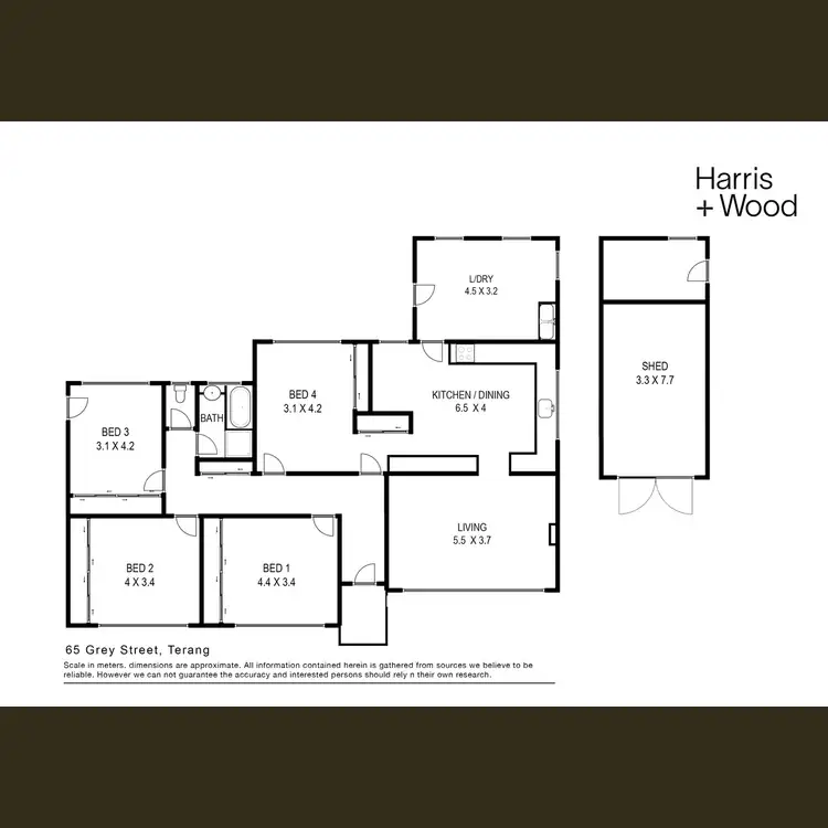 Floorplan of Homely house listing, 65 Grey Street, Terang VIC 3264