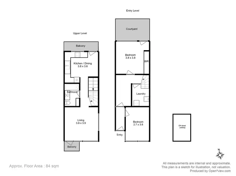 Floorplan of Homely unit listing, 4/51 Mount Stuart Road, Mount Stuart TAS 7000