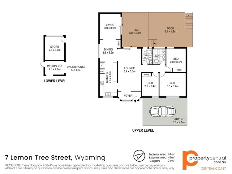 Floorplan of Homely house listing, 7 Lemon Tree Street, Wyoming NSW 2250
