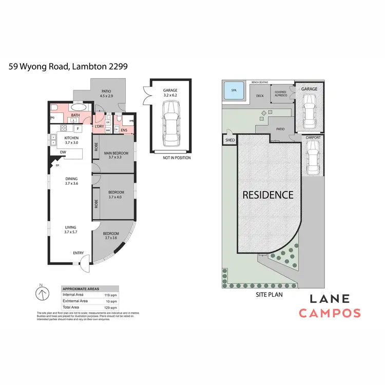 Floorplan of Homely house listing, 59 Wyong Road, Lambton NSW 2299