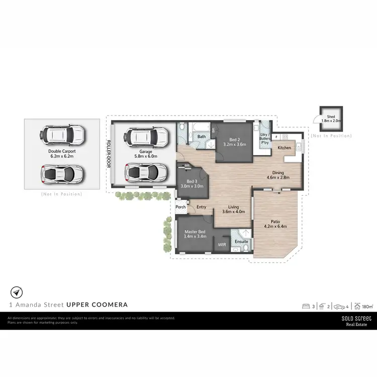 Floorplan of Homely house listing, 1 Amanda Street, Upper Coomera QLD 4209