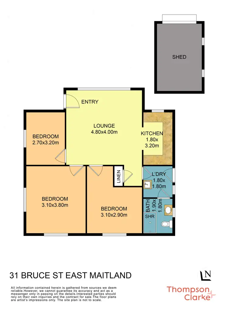 Floorplan of Homely house listing, 31 Bruce Street, East Maitland NSW 2323