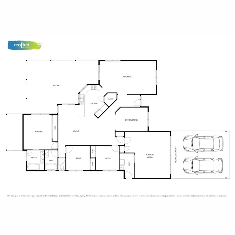 Floorplan of Homely rural property listing, 1 Jamboree Close, Greenbank QLD 4124