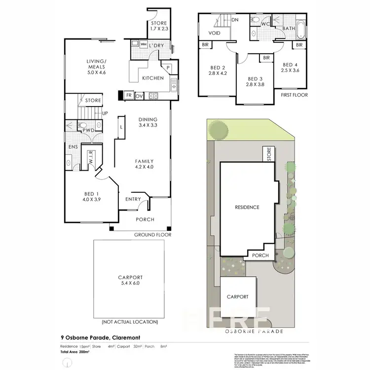Floorplan of Homely house listing, 9 Osborne Parade, Claremont WA 6010