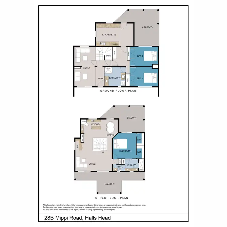 Floorplan of Homely house listing, 28B Mippi Road, Halls Head WA 6210