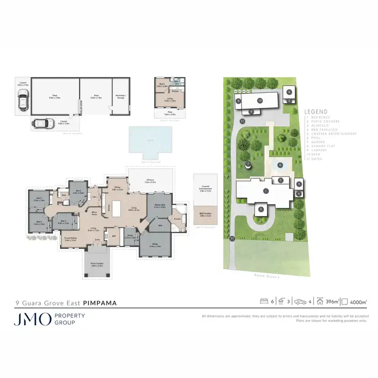 Floorplan of Homely rural property listing, 9 Guara Grove East, Pimpama QLD 4209