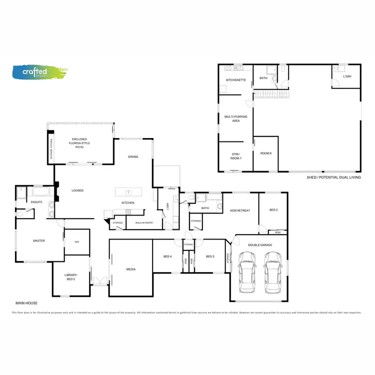 Floorplan of Homely rural property listing, 13 Bradman Street, New Beith QLD 4124