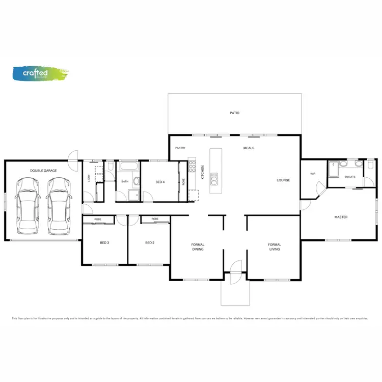 Floorplan of Homely rural property listing, 34 Dumaresq Street, Riverbend QLD 4280