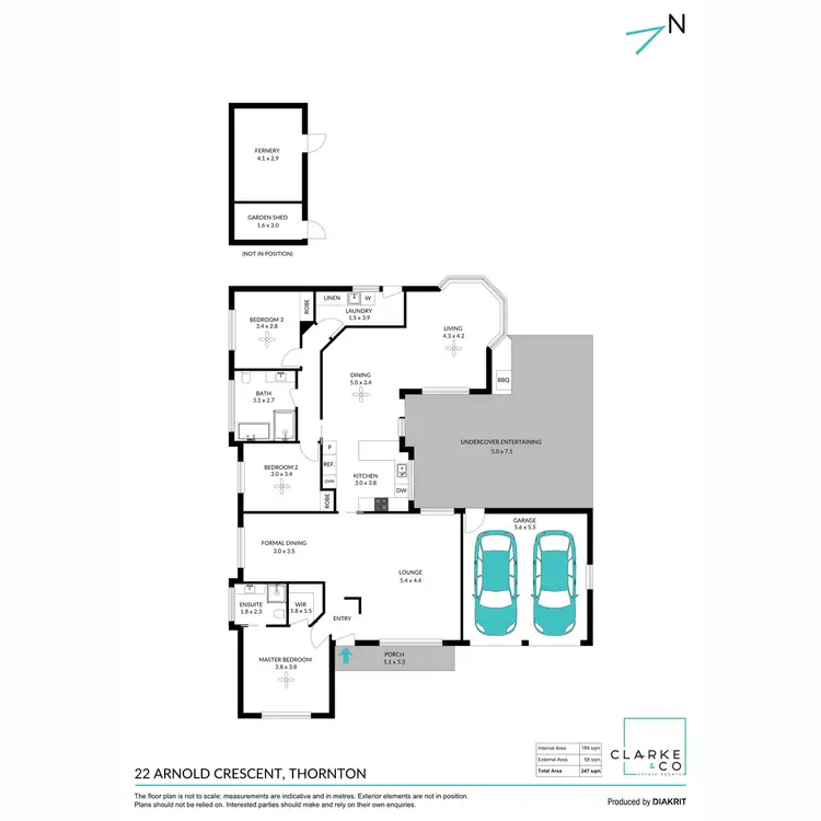 Floorplan of Homely house listing, 22 Arnold Crescent, Thornton NSW 2322