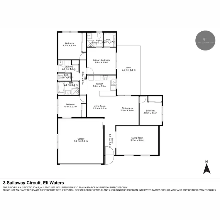 Floorplan of Homely house listing, 3 Sailaway Circuit, Eli Waters QLD 4655
