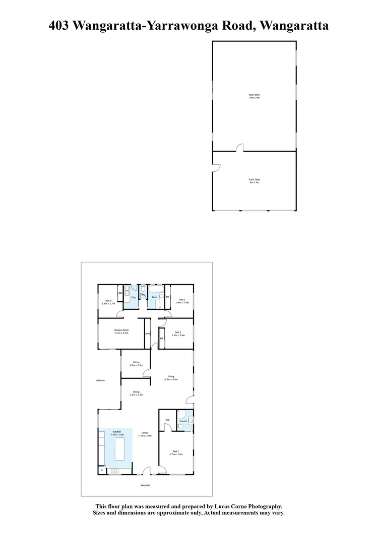 Floorplan of Homely house listing, 403 Wangaratta-Yarrawonga Road, Waldara VIC 3678