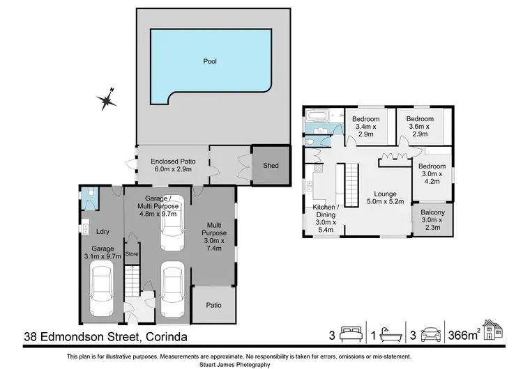 Floorplan of Homely house listing, 38 Edmondson Street, Corinda QLD 4075