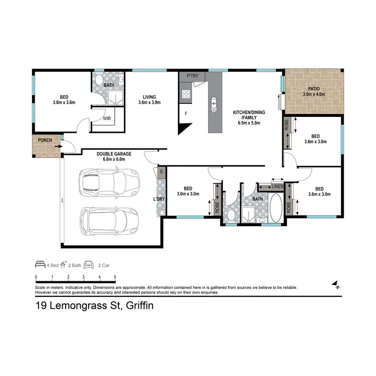 Floorplan of Homely house listing, 19 Lemongrass Circuit, Griffin QLD 4503